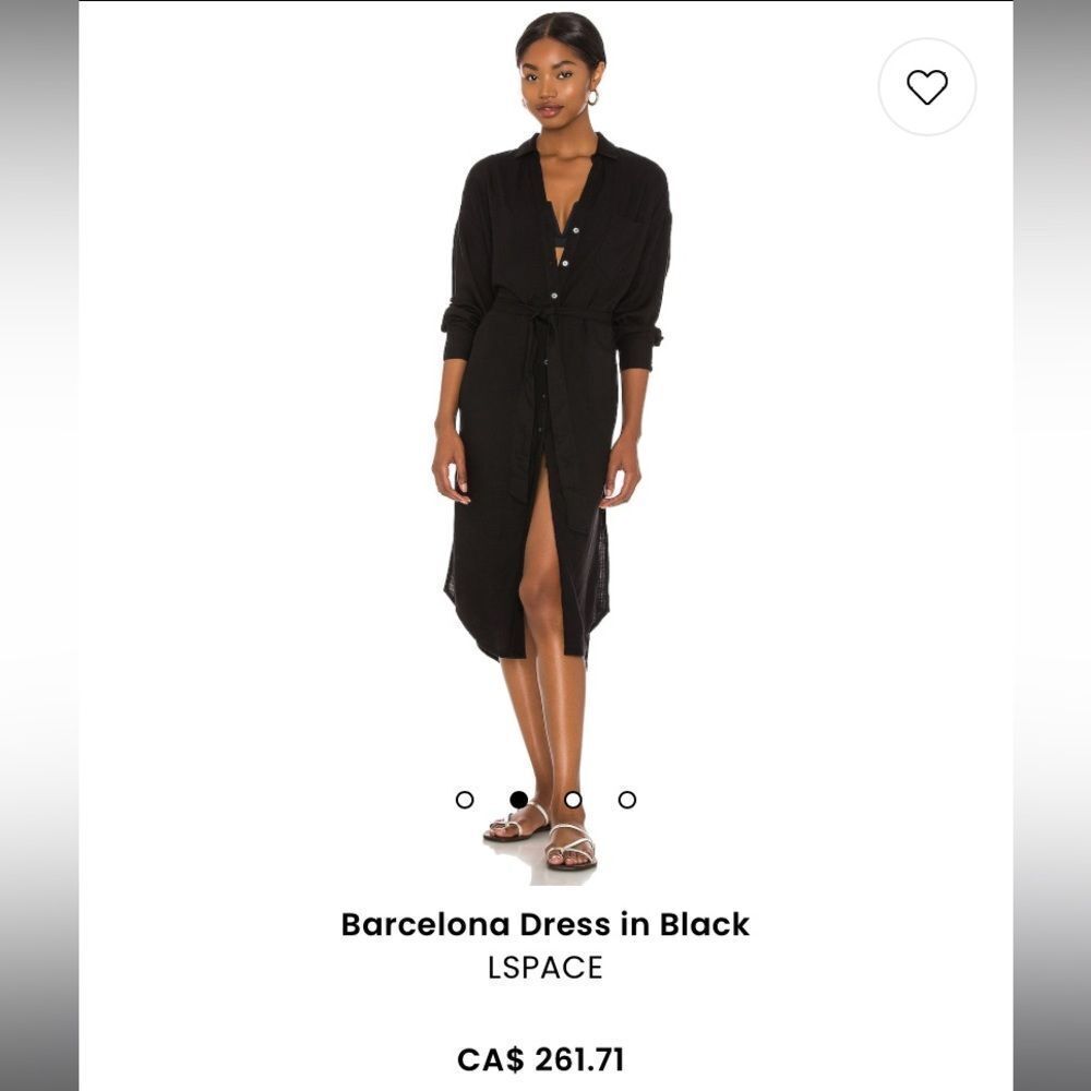 l*space Barcelona Dress Swim Coverup in Black